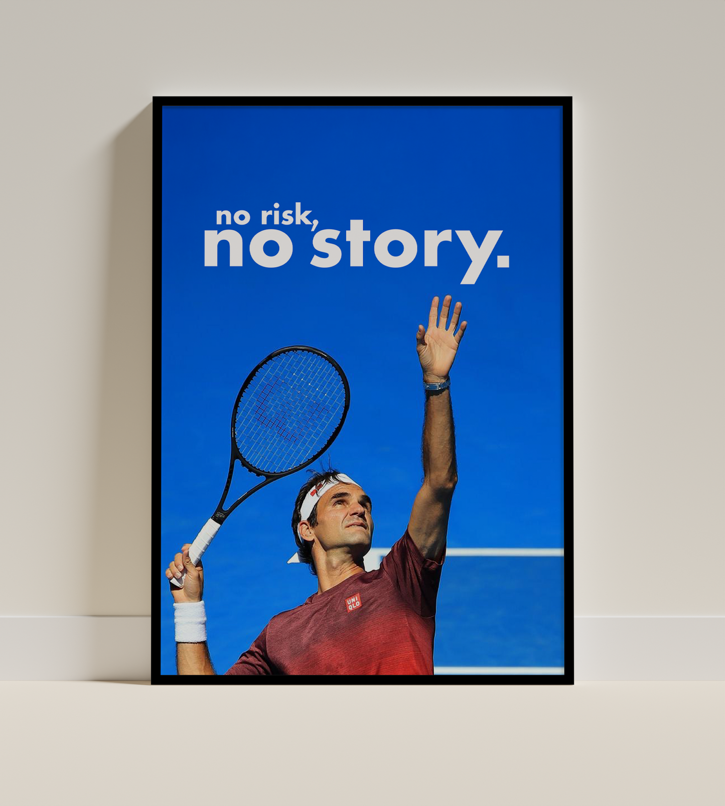 No risk . No story . (a4 poster)
