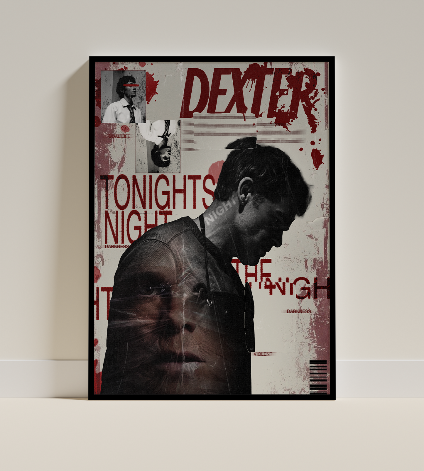 Dexter Morgan poster "tonights the night"