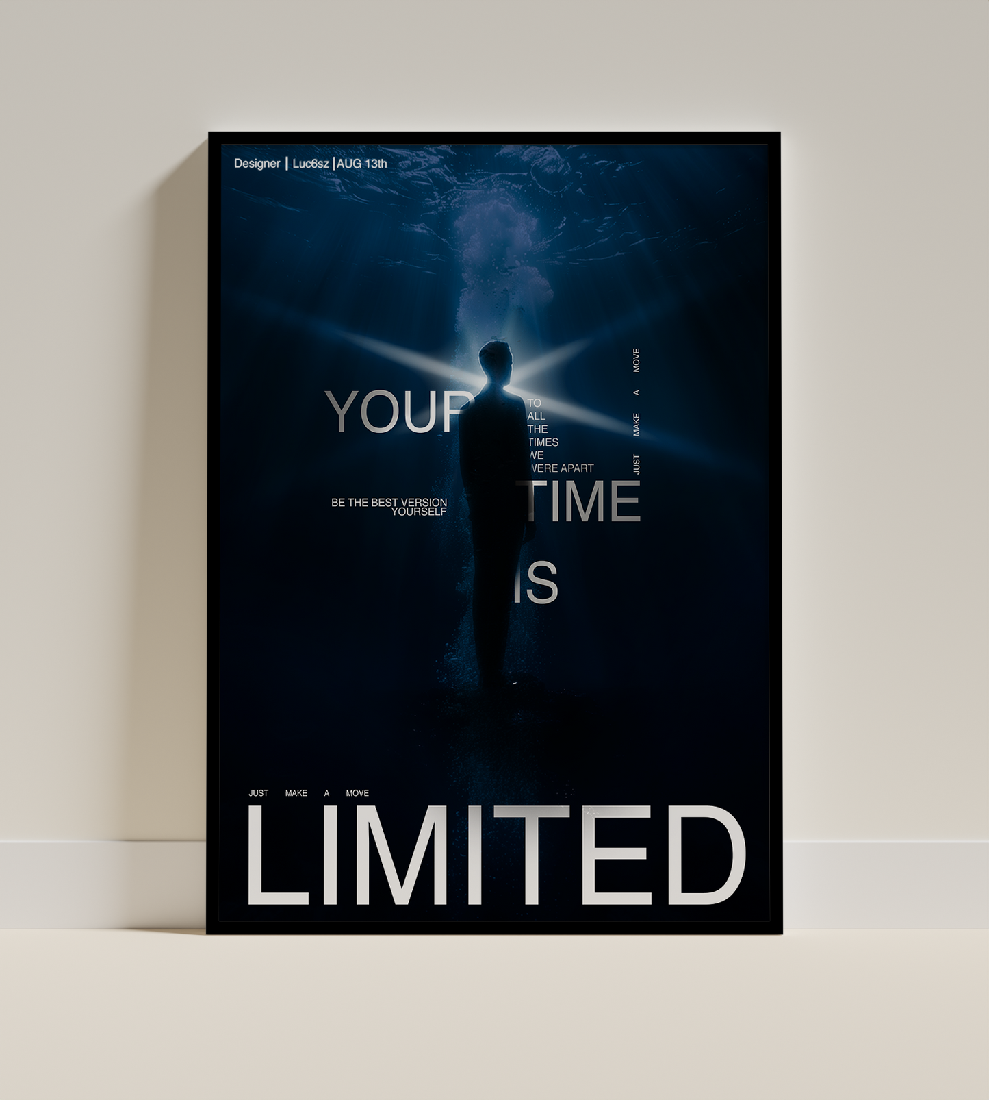 Limits of time , poster design