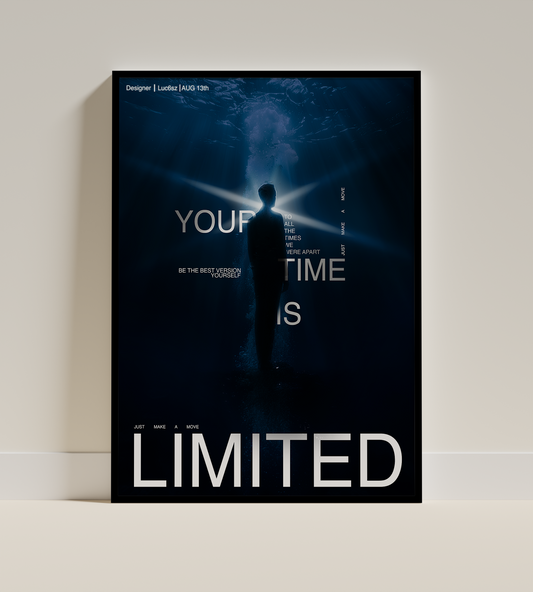 Limits of time , poster design